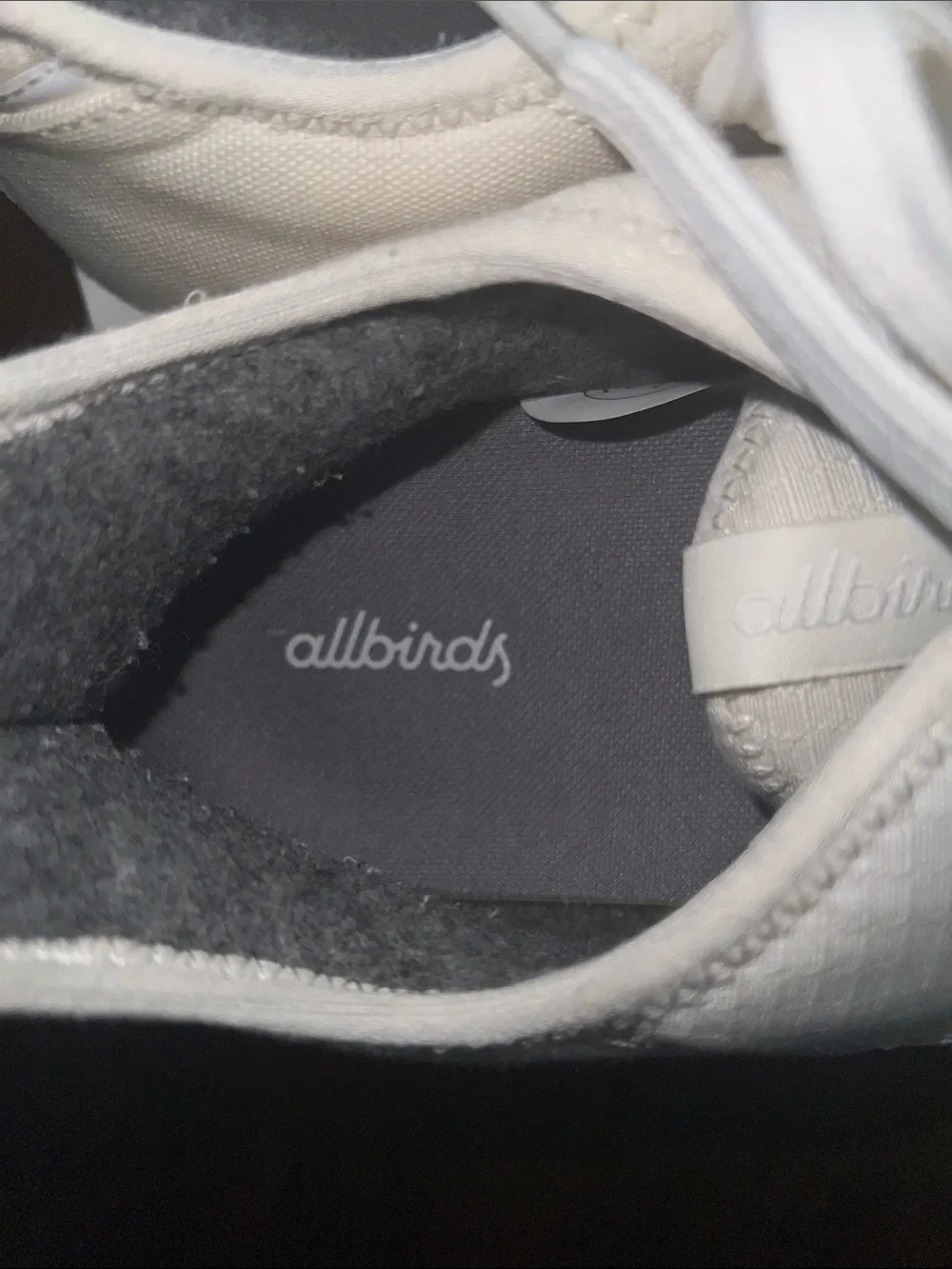 Allbirds Men’s Cream Runner-Style Casual Sneakers Size 12